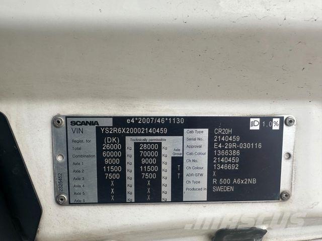 Scania R 500 6x2 Sadulveokid