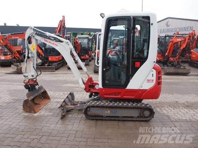 Takeuchi TB 216 Miniekskavaatorid < 7 t