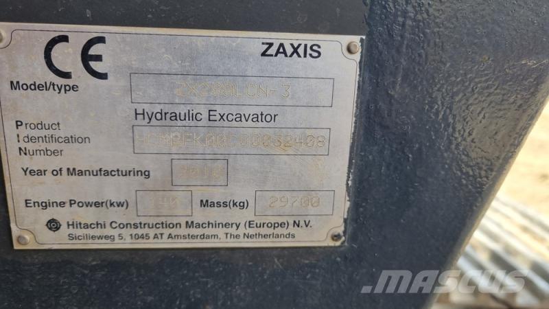 Hitachi ZX280 Roomikekskavaatorid
