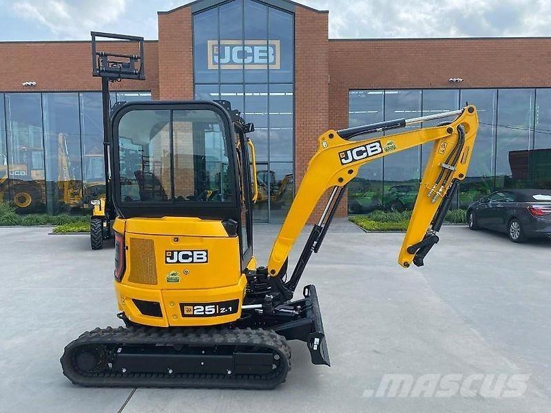 JCB 25-Z1 Cab Pro Roomikekskavaatorid