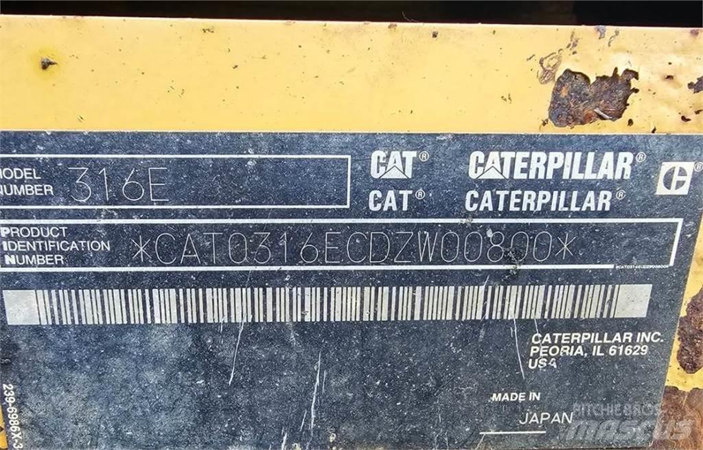 CAT 316EL Roomikekskavaatorid