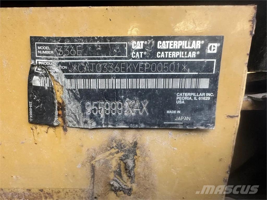 CAT 336EL Roomikekskavaatorid