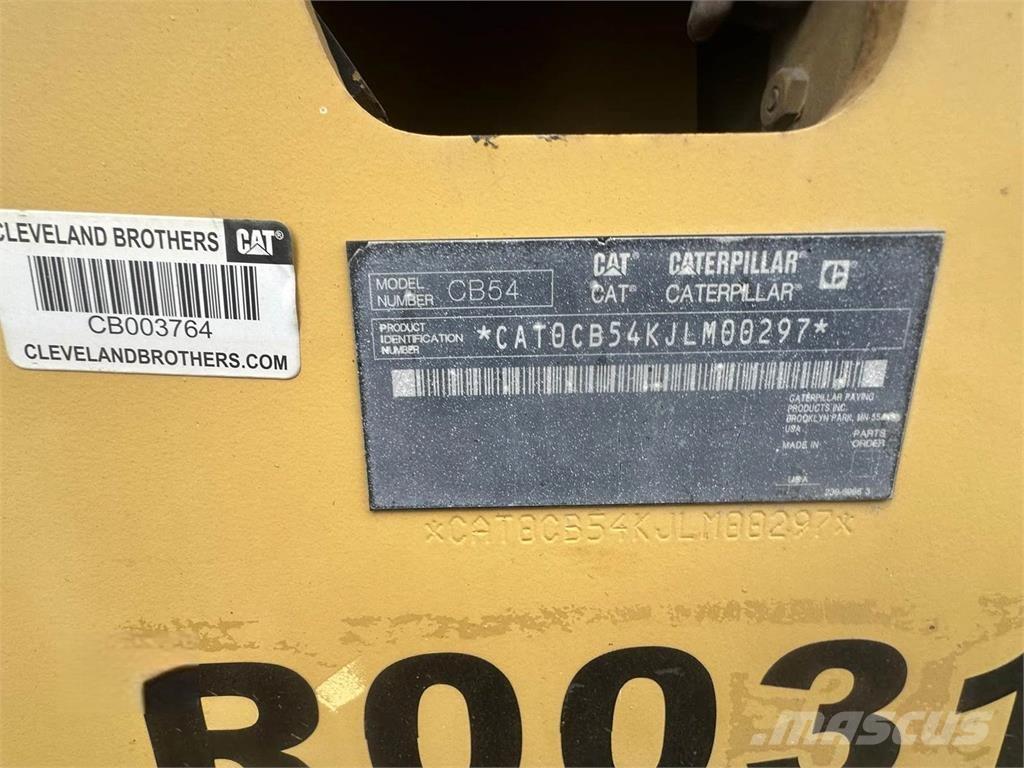 CAT CB54 Ühe trumliga rullid