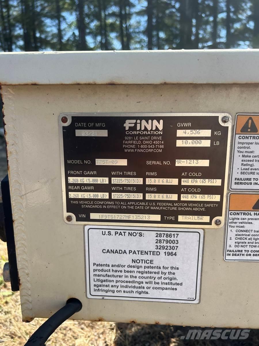 Finn T75T Täitekolud, puhurid ja lifitd