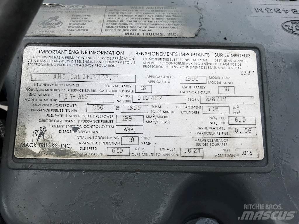 Mack E7-350 Mootorid