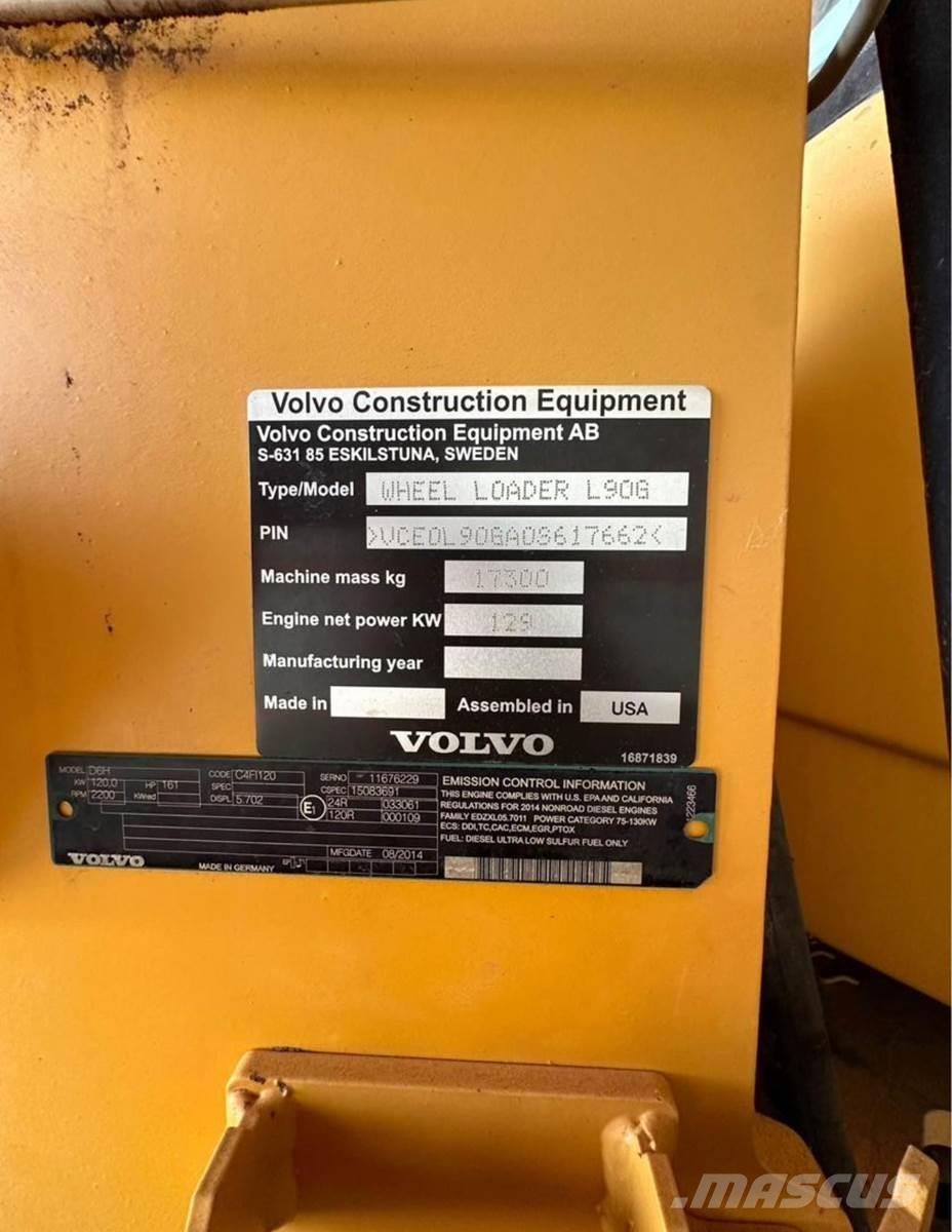 Volvo L90G Rataslaadurid