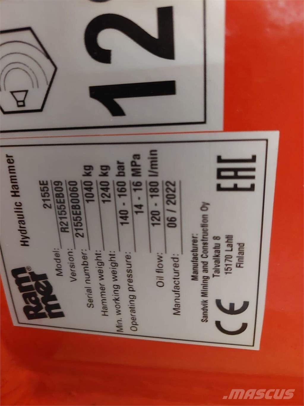 Rammer 2155E Muu