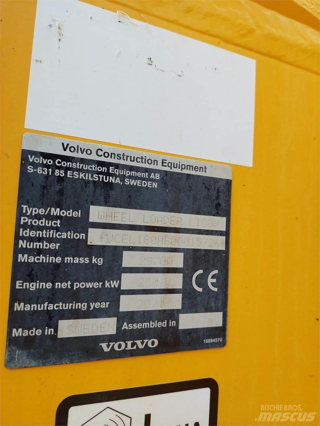 Volvo L 180H Rataslaadurid