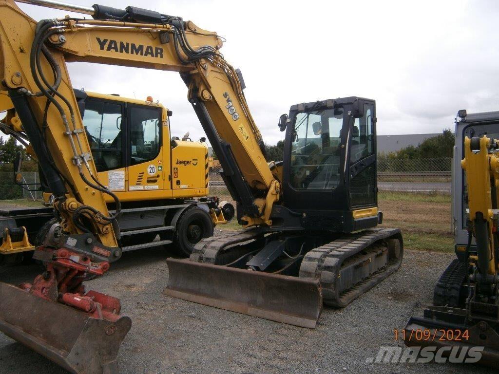 Yanmar SV 100-2PB Roomikekskavaatorid