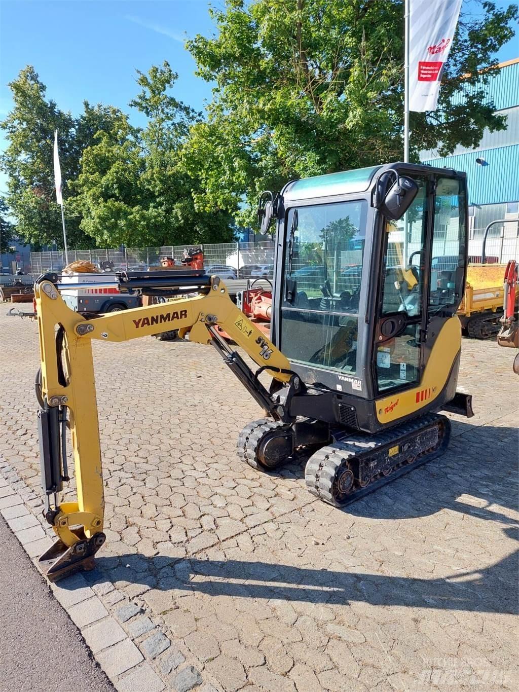 Yanmar SV16 Roomikekskavaatorid