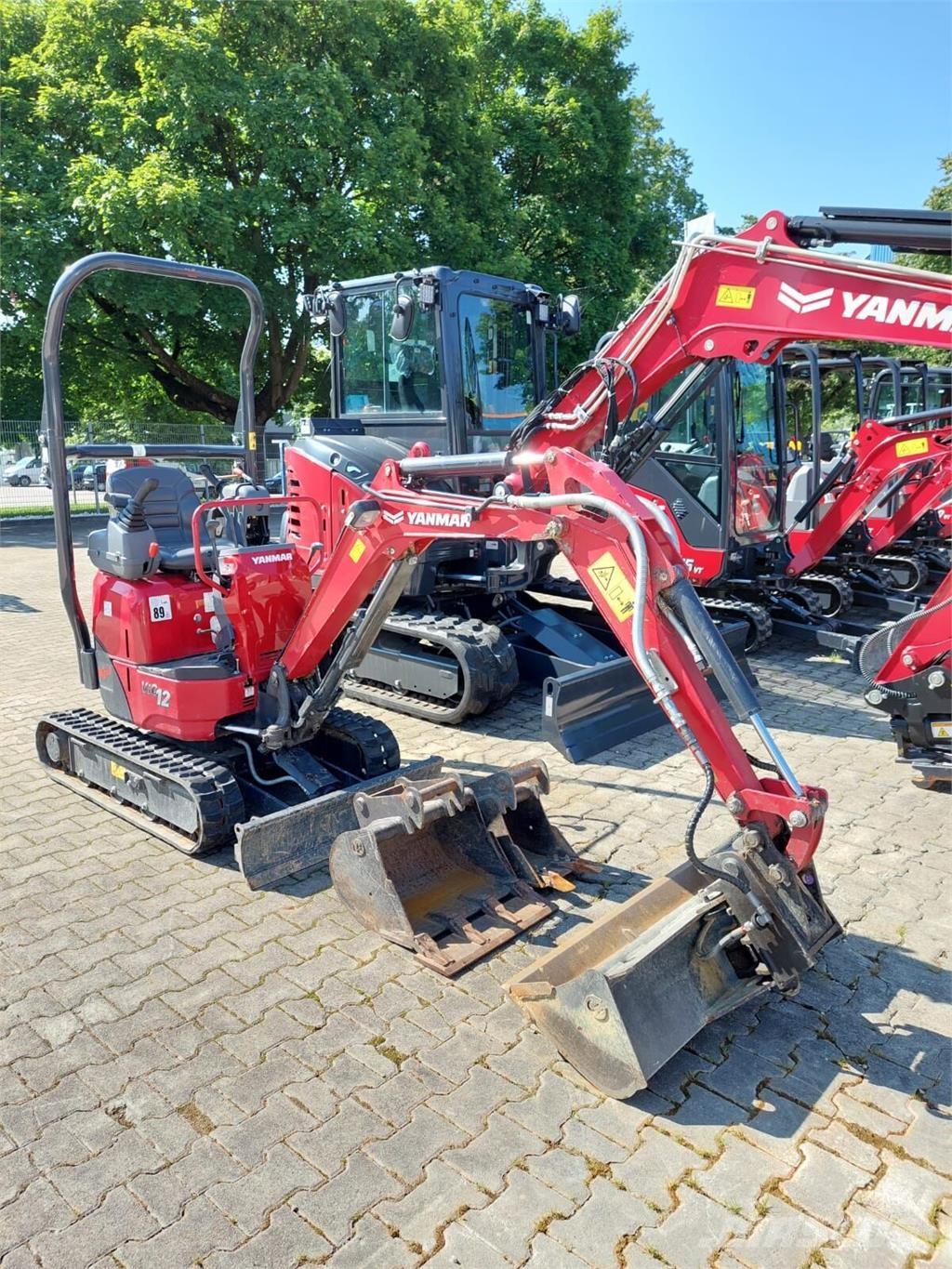 Yanmar Vio 12 Roomikekskavaatorid