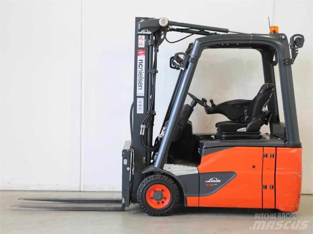 Linde E16/386-02 EVO Elektritõstukid