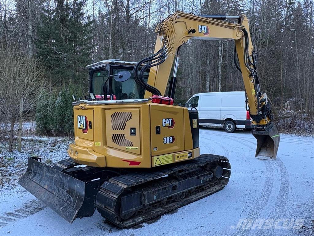 CAT 308 Väikeekskavaatorid 7t-12t