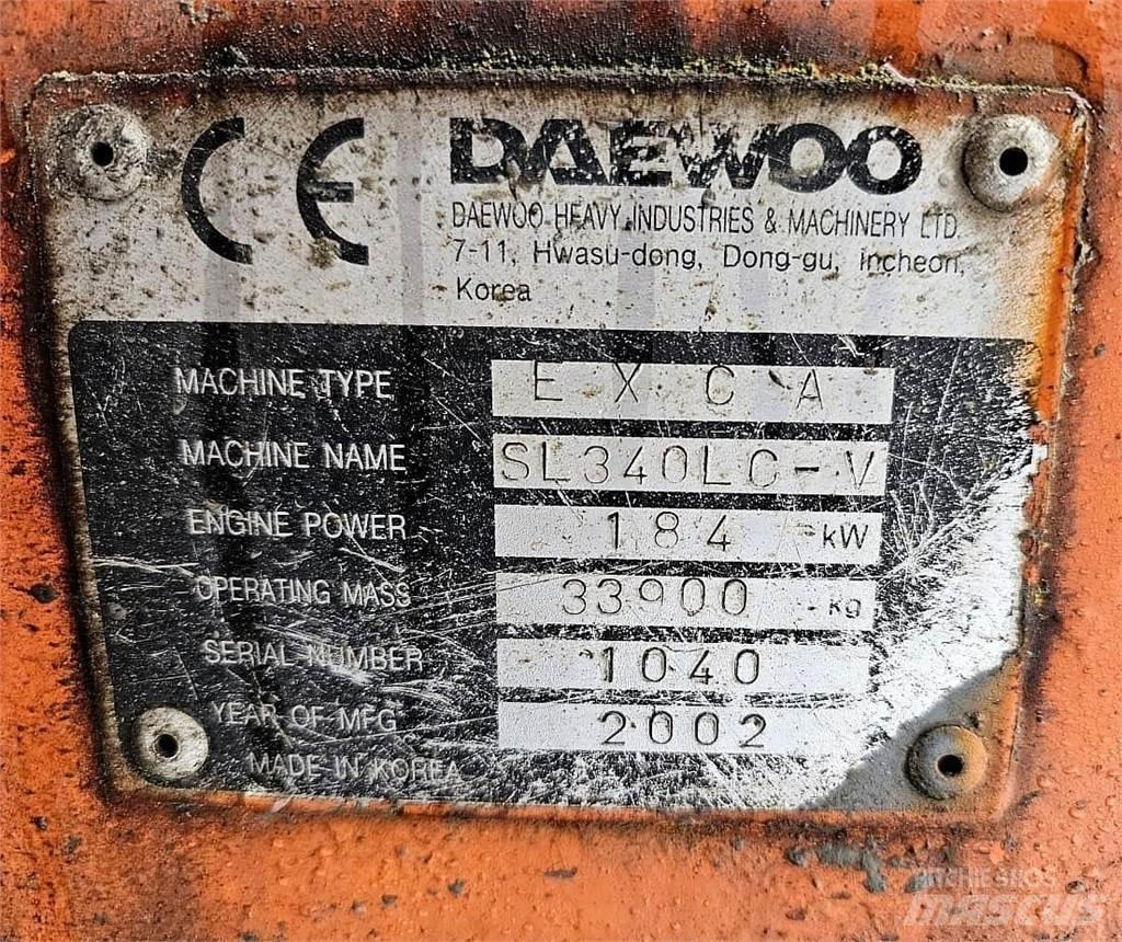 Daewoo SL340LC-V Roomikekskavaatorid