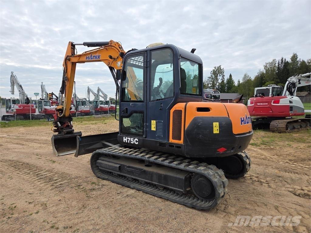 Hanix H75C Väikeekskavaatorid 7t-12t