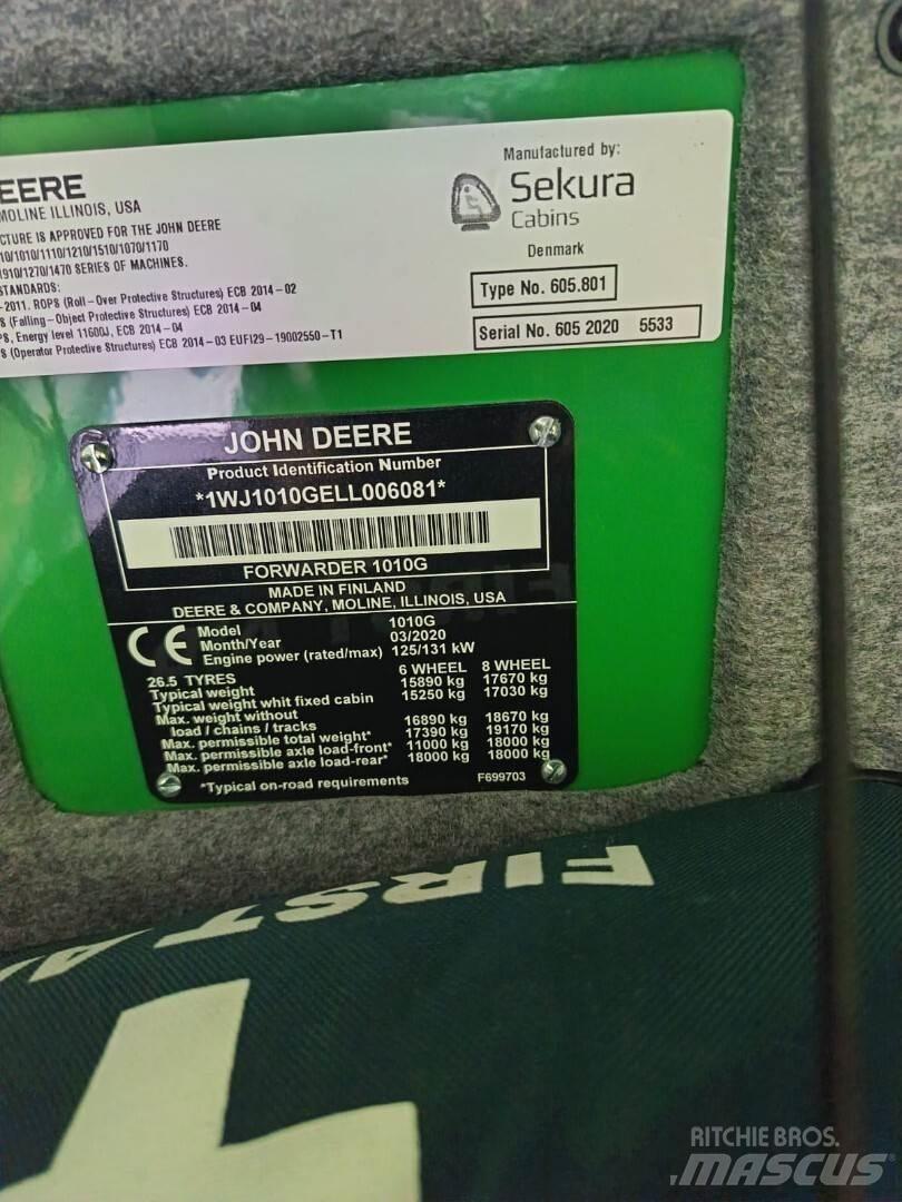 John Deere 1010G Forwarderid