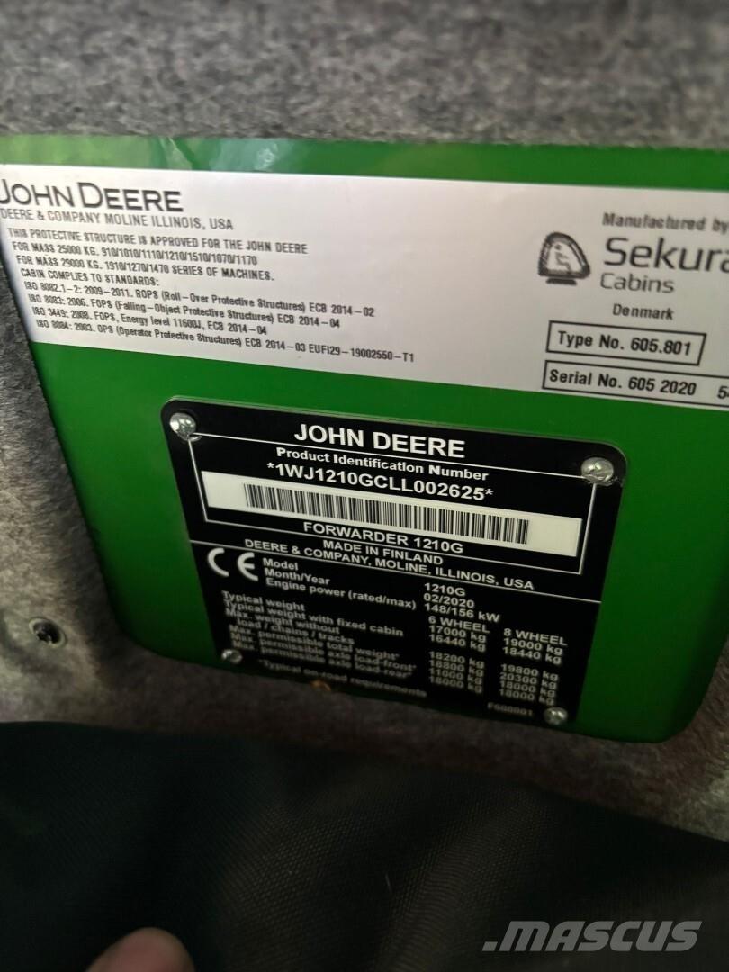 John Deere 1210G Forwarderid