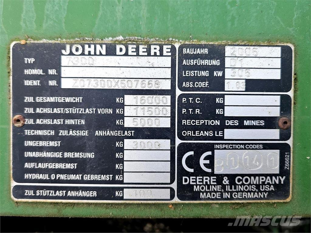 John Deere 7300 Muud põllumajandusmasinad