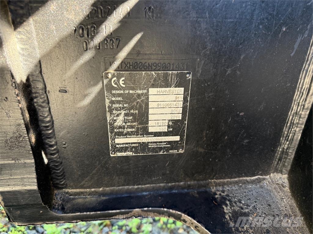 Komatsu 911.5 Harvesterid