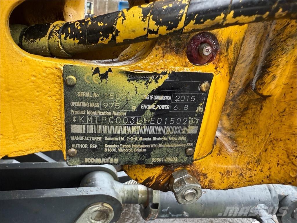 Komatsu PC09 Miniekskavaatorid < 7 t