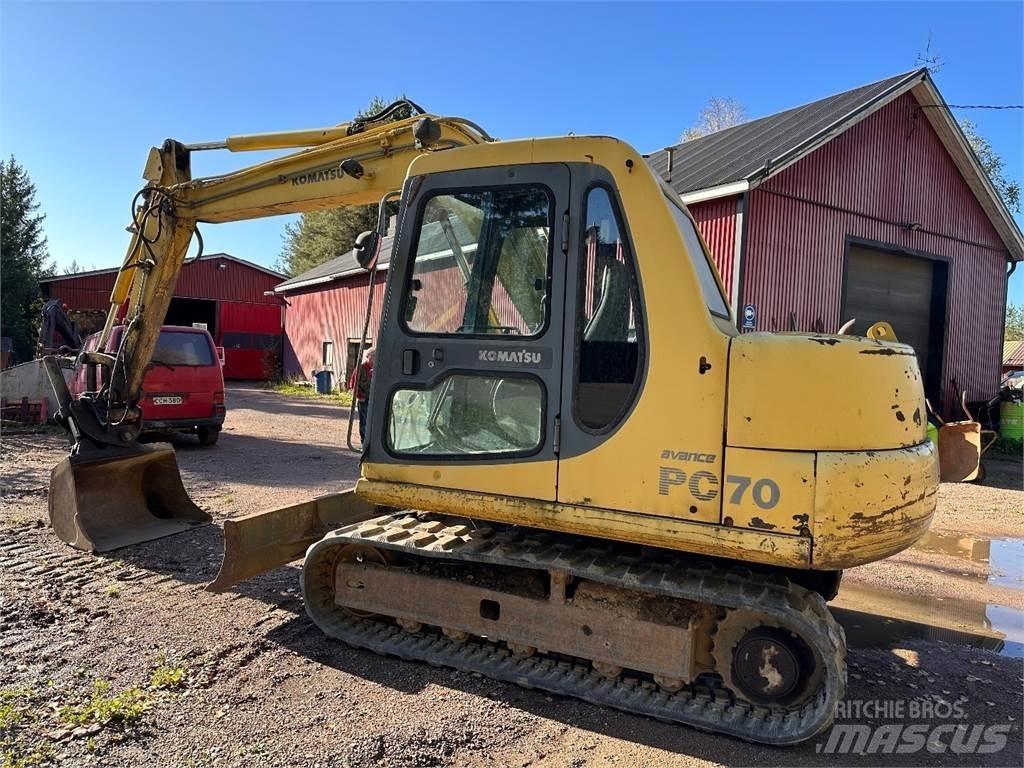 Komatsu PC70-7 Väikeekskavaatorid 7t-12t