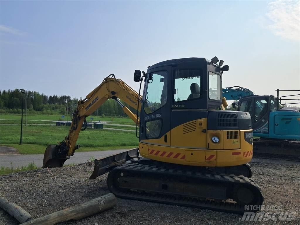 Komatsu Pc78 Väikeekskavaatorid 7t-12t
