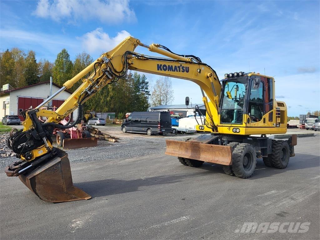Komatsu PW 148-10 Ratasekskavaatorid