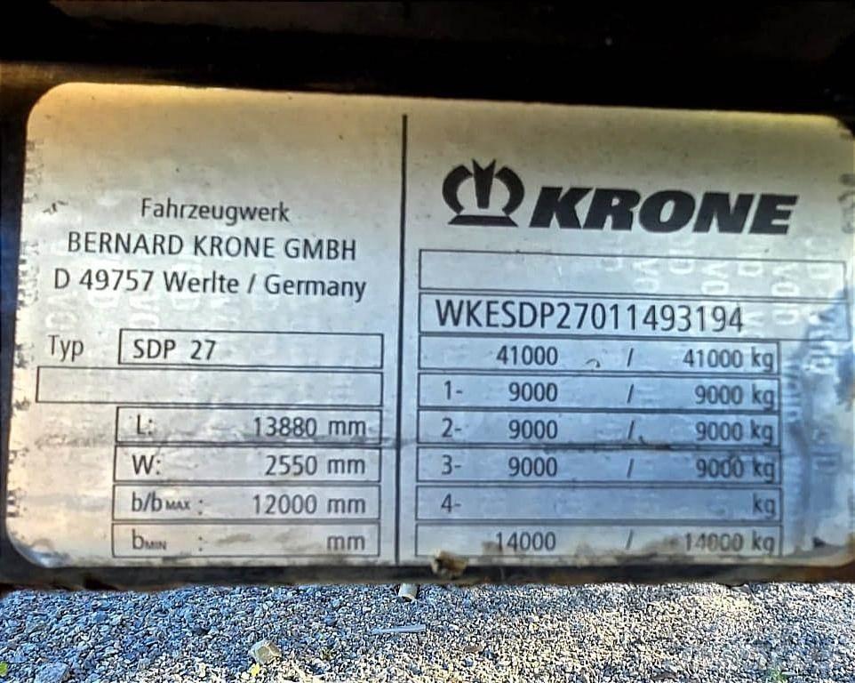 Krone SDP 27 Tentpoolhaagised