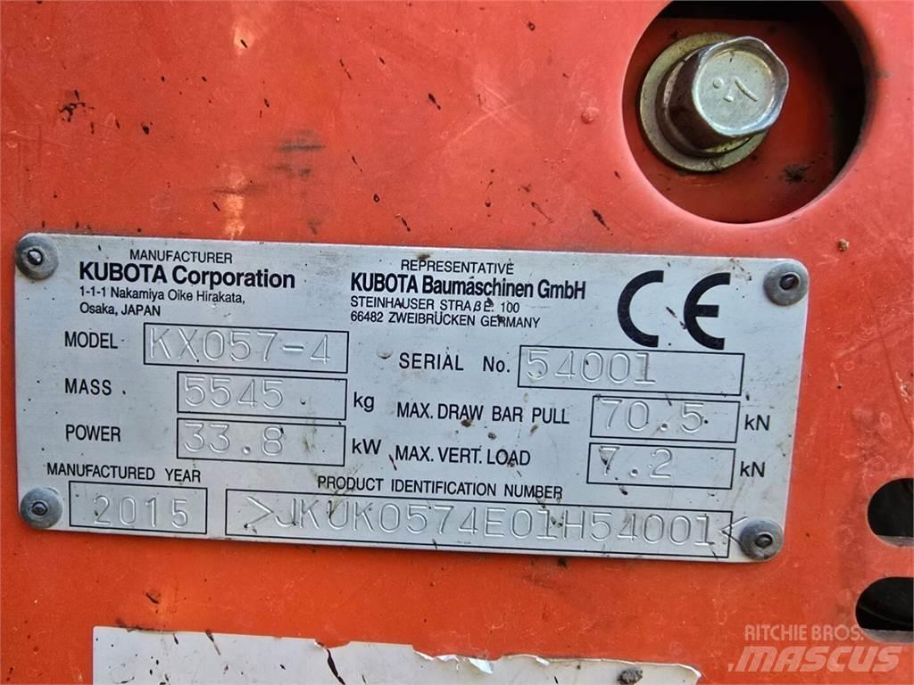 Kubota KX 057-4 Roomikekskavaatorid