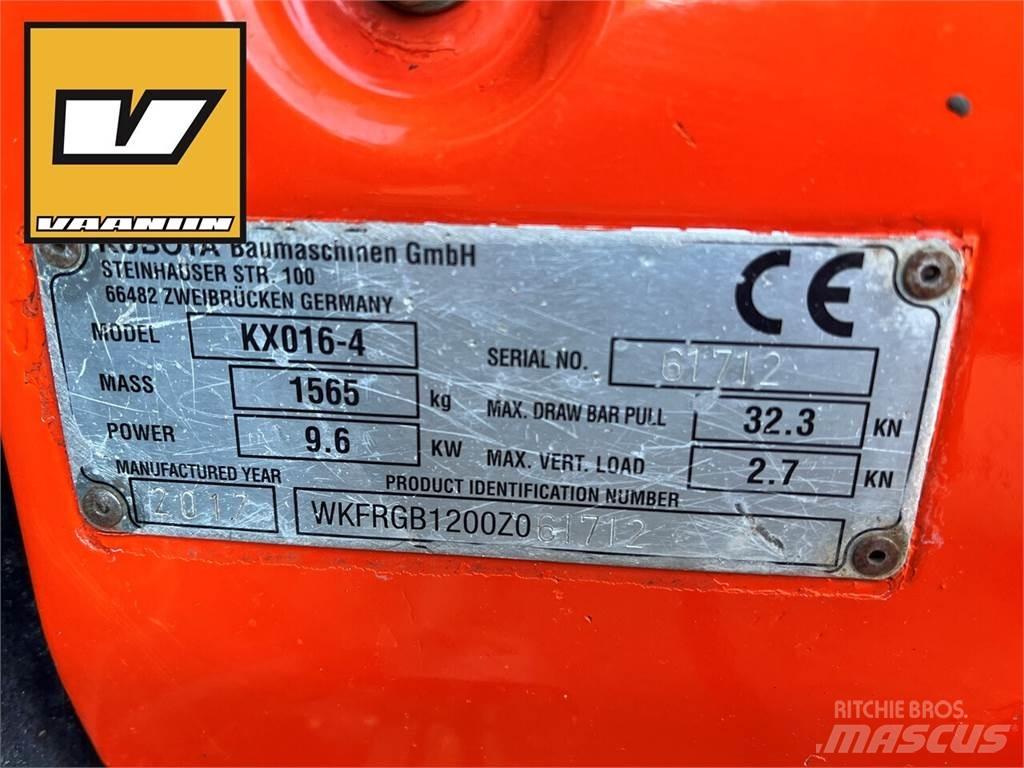Kubota KX016-4 Miniekskavaatorid < 7 t