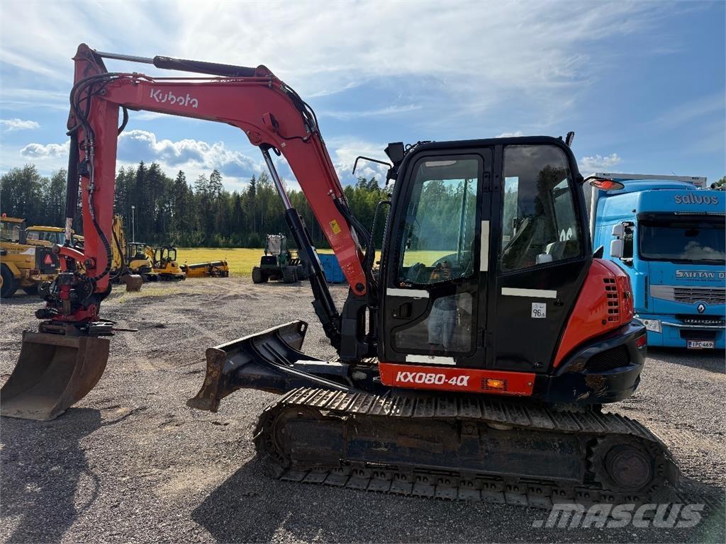 Kubota KX080-4 Väikeekskavaatorid 7t-12t