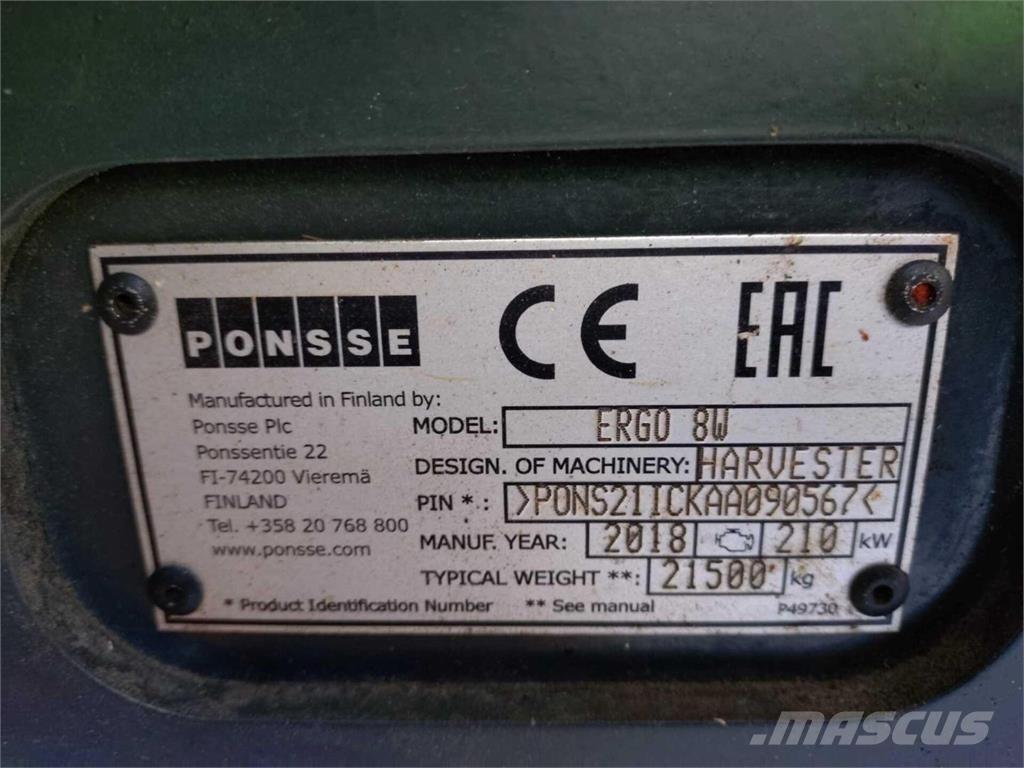 Ponsse Ergo Harvesterid