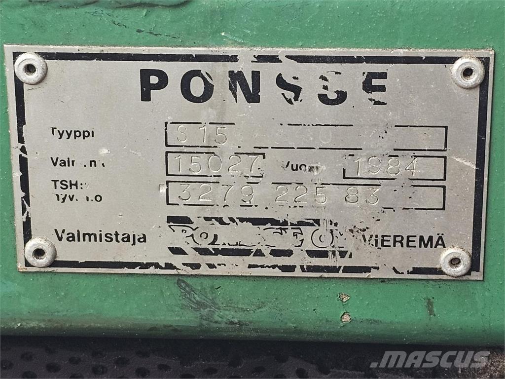 Ponsse S15 Forwarderid