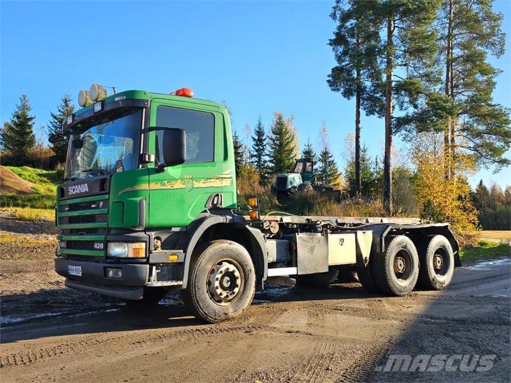Scania 124C 6X4 Konksliftveokid