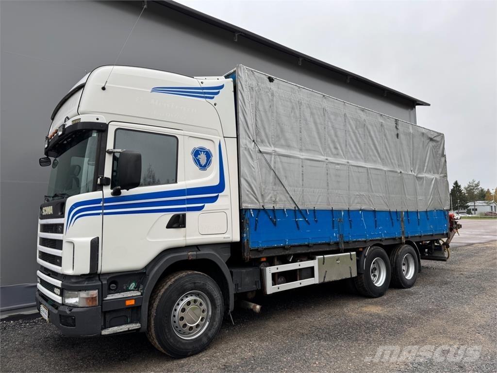 Scania 144G 6x2 Kraanaga veokid