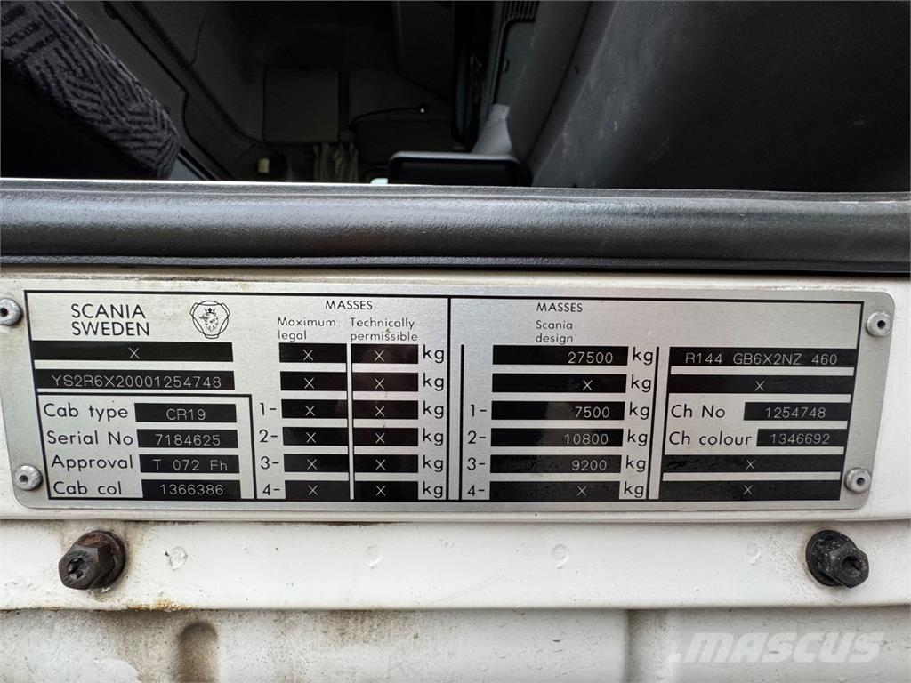Scania 144G 6x2 Kraanaga veokid