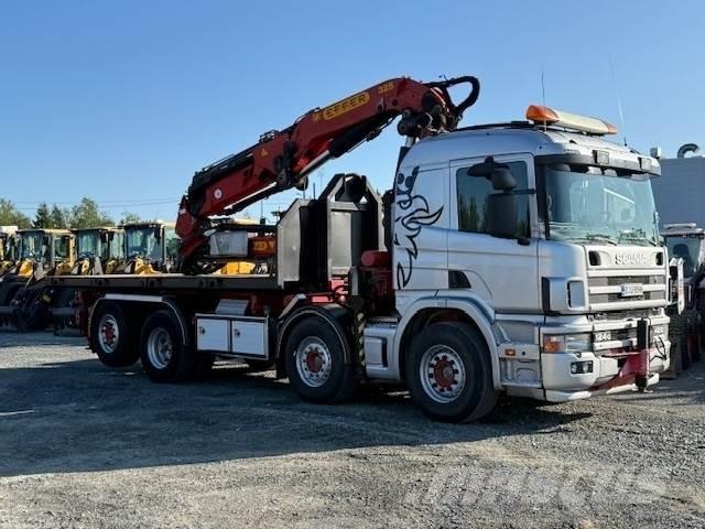 Scania R124G Kraanaga veokid