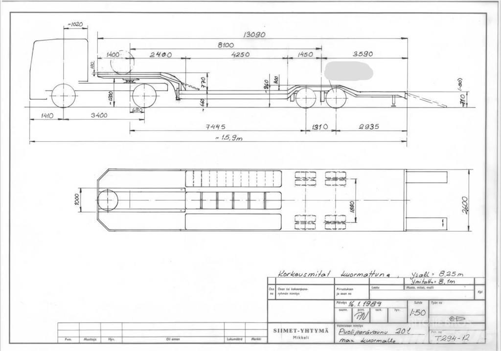 Siimet T294-12 Raskeveo poolhaagised