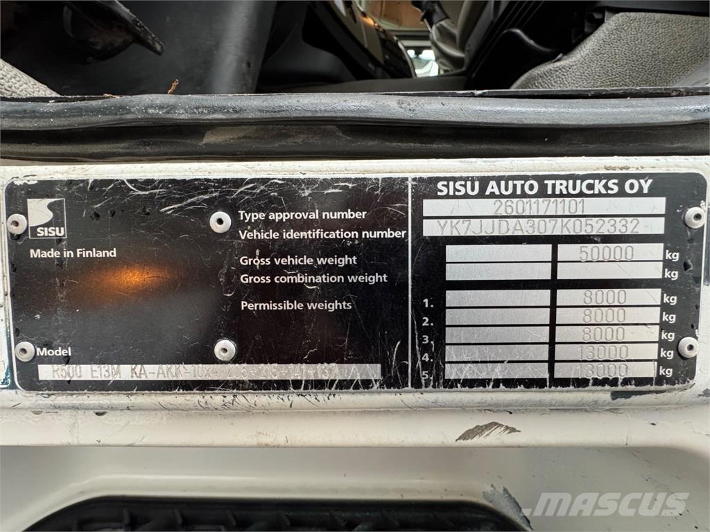 Sisu R500 10x4 Metsamasinate veokid