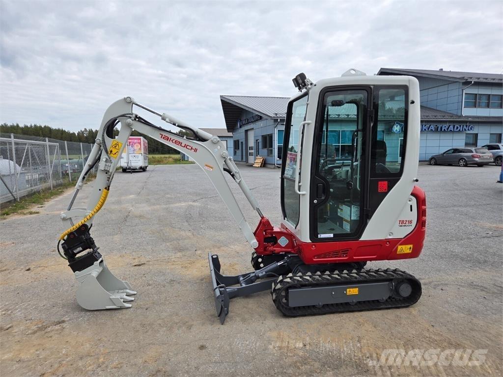 Takeuchi TB216 Miniekskavaatorid < 7 t