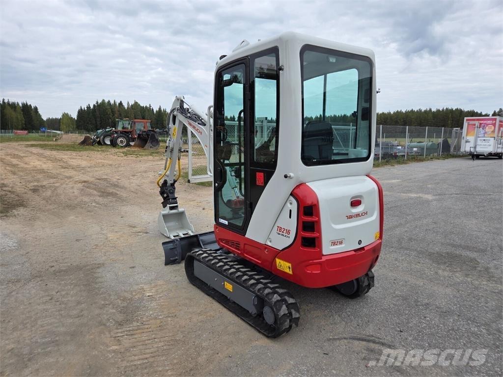Takeuchi TB216 Miniekskavaatorid < 7 t