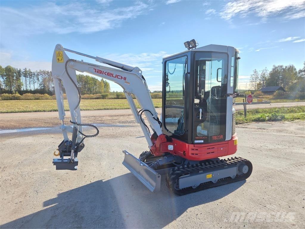 Takeuchi TB23R Miniekskavaatorid < 7 t