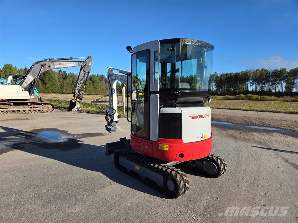 Takeuchi TB23R Miniekskavaatorid < 7 t