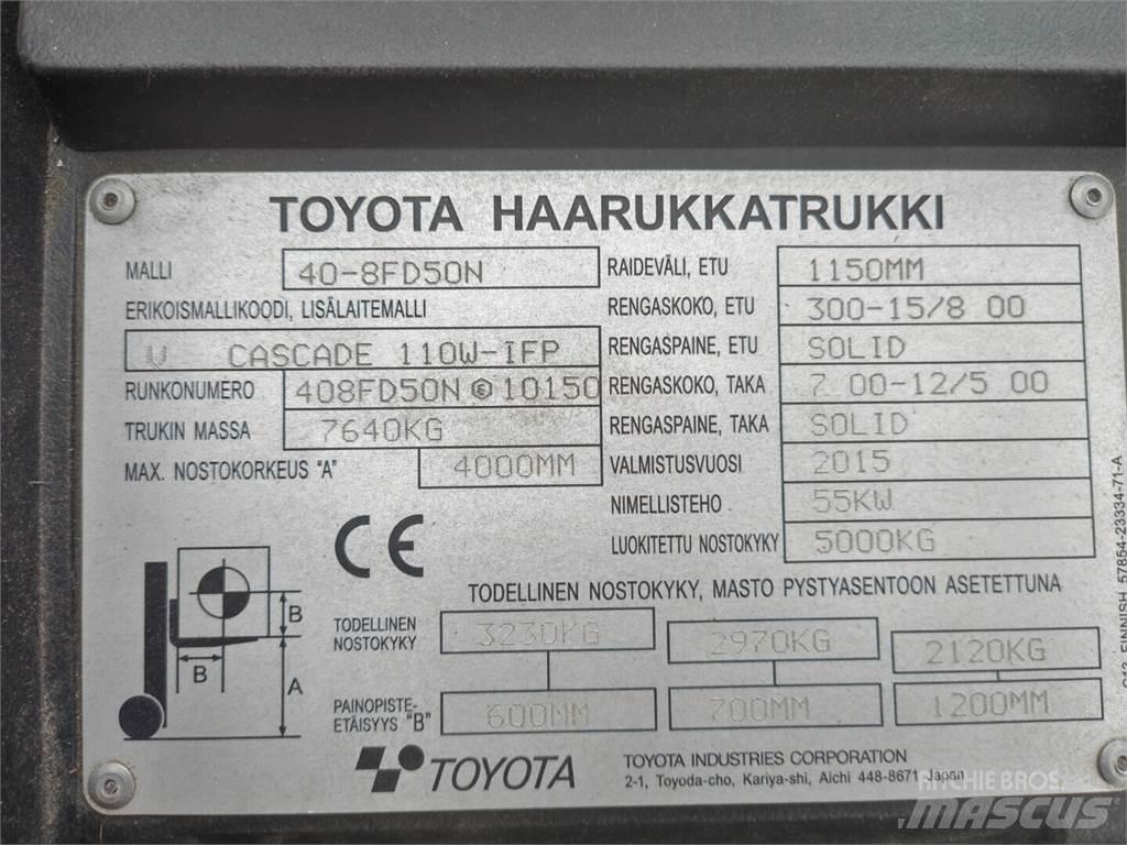 Toyota 40-8FD50N Diiseltõstukid