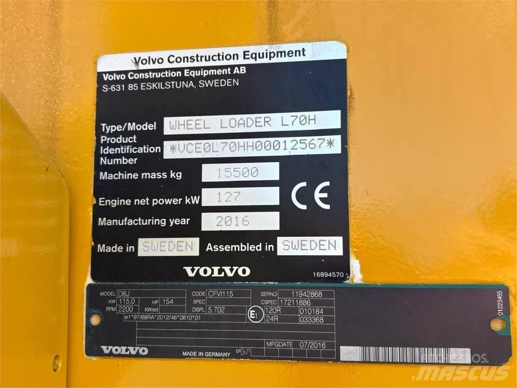 Volvo L 70 H Rataslaadurid