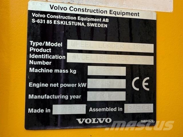 Volvo L180H Rataslaadurid