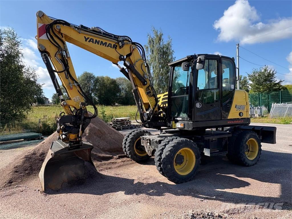 Yanmar B 95 W Ratasekskavaatorid