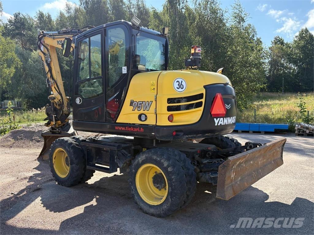 Yanmar B 95 W Ratasekskavaatorid