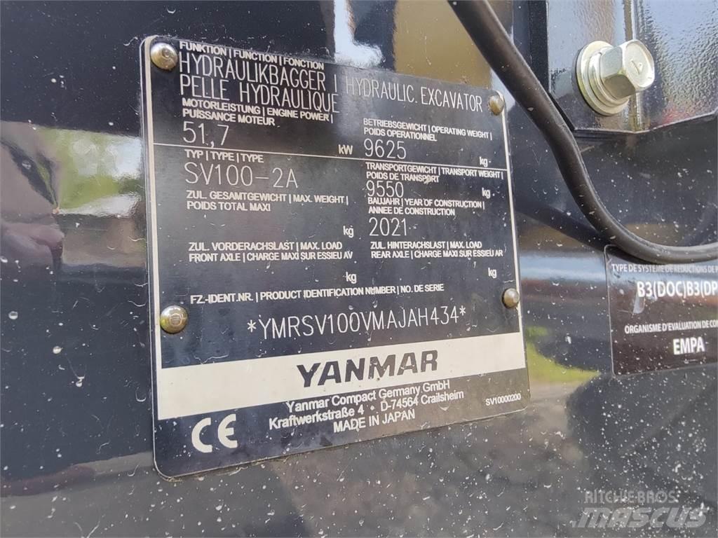 Yanmar SV100-2 Väikeekskavaatorid 7t-12t