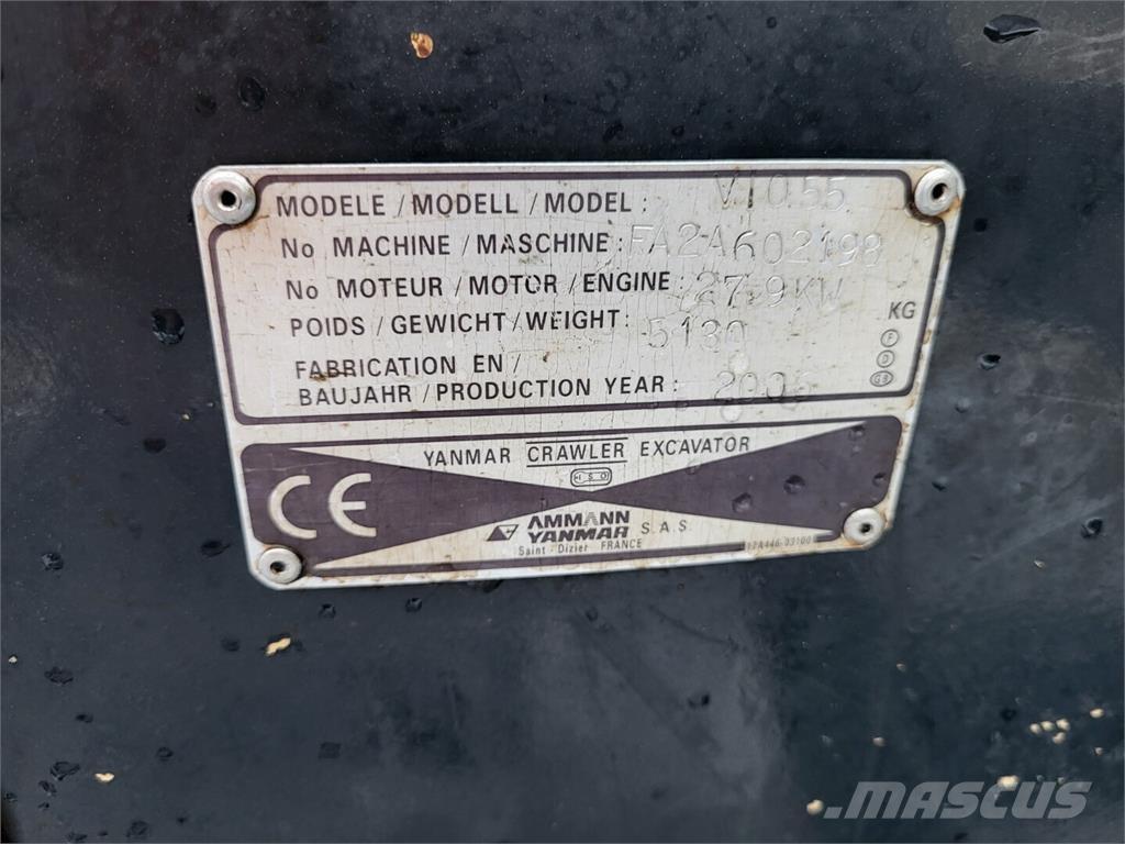 Yanmar VIO 55 Miniekskavaatorid < 7 t
